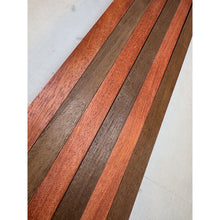 3/4 x 2 x 24 (6-pack) Variety Exotic Wood Cutting Board Kit! Includes Bloodwood & Peruvian Walnut - Free Shipping!