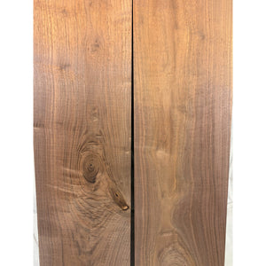 Nicely Figured Walnut Wood Boards - 2-pack - Boards for Woodworking, Sign Making, Cutting Boards and More!
