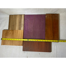 Variety Exotic Species Scrap Wood - Multi-pack - Cutting Board Accents, Woodworking, Wood Craft - Free Shipping!