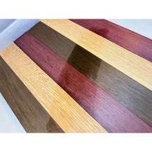3/4 x 2 x 24 (6-pack) Exotic Wood Cutting Board Kit! Purpleheart, Peruvian Walnut & White Wenge - Free Shipping!