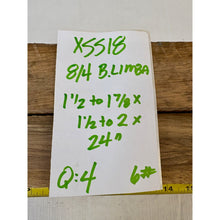 Black Limba Exotic 8/4 Thick Scrap Sticks - 24" (4-pack) - Turning Wood Blanks, Cutting Boards, Woodworking, Wood Craft - Free Shipping!