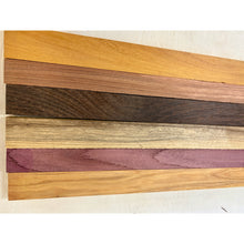 Purpleheart & Exotics - 24" Scrap - Cutting Board Accents, Turning Wood, Crafts - Free Shipping!