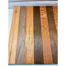3/4 x 2 x 24 (10-pack) Exotic Wood Cutting Board Kit! Leopardwood, Peruvian Walnut, Mahogany