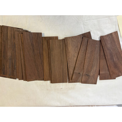 1/8 x 3-1/2 x 10 (apx 30 pcs) Thin Black Walnut Wood Boards for Crafting, Laser Engraving, CNCing