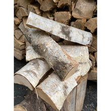 Natural Split White Birch Logs - 5-packs - Great for Burning and Beautiful Seasonal Decor - Free Shipping!