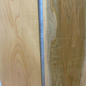 Curly Maple Wood Lumber- 3/4 x 7 to 7-1/2 x 45 - (2-pack) - Great for Woodworking, Shelving, Furniture Making, & Other Craft Projects -Free Shipping!