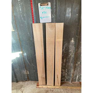 3/4 x 4-5 x 45 3-pack Curly Natural Maple Wood Lumber - Woodworking, Shelving, Furniture Making, Other Craft Projects -Free Shipping!
