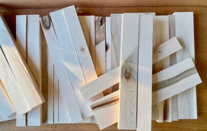 16 Craft Boards Of Hardwood Mixed Species - Ships Free Lumber/boards